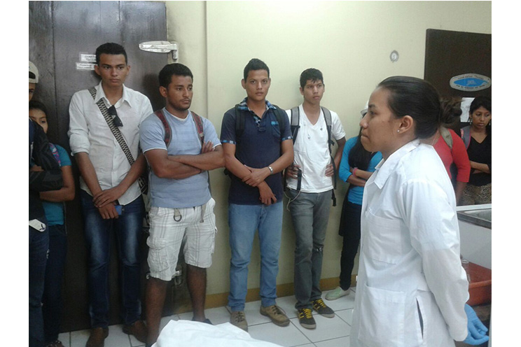 Estudiantes del Tecnológico de Ticuantepe visitan centro de investigación del INTA