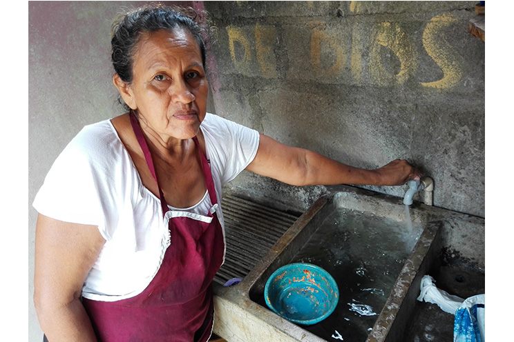Enacal lleva agua potable a San Cayetano