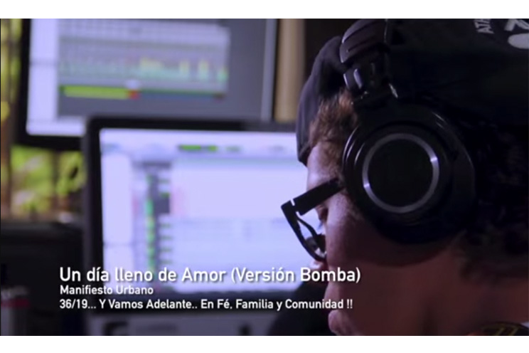 Compañera Rosario destaca éxito rotundo del tema “Un día lleno de amor” del grupo Manifiesto Urbano