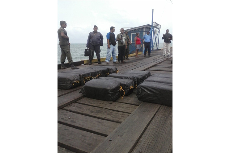Incautan droga en el Caribe Norte