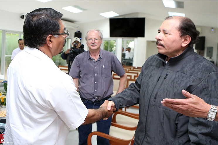 Presidente Daniel se reúne con representantes del Centro de Coordinación para la Prevención de Desastres Naturales (CEPREDENAC)