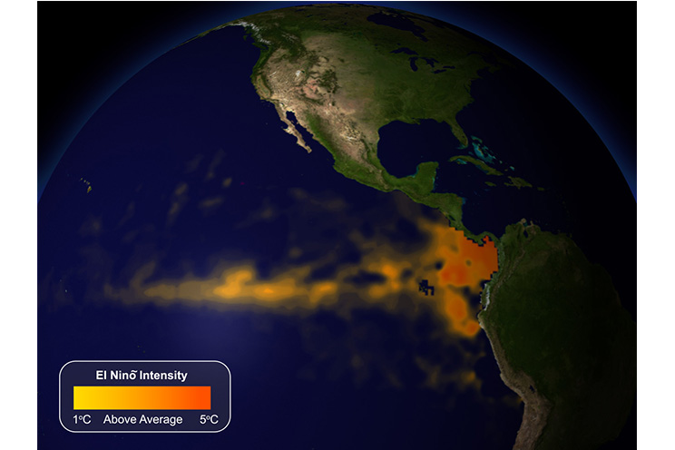 Alertan por fuerte fenómeno “El Niño” que podría incrementar aún más su intensidad