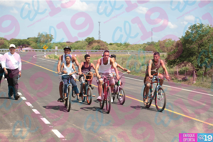 Gobierno Sandinista inaugura carretera La Paz Centro-Malpaisillo
