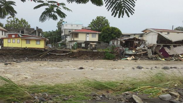 Tormenta tropical Erika azota islas del Caribe