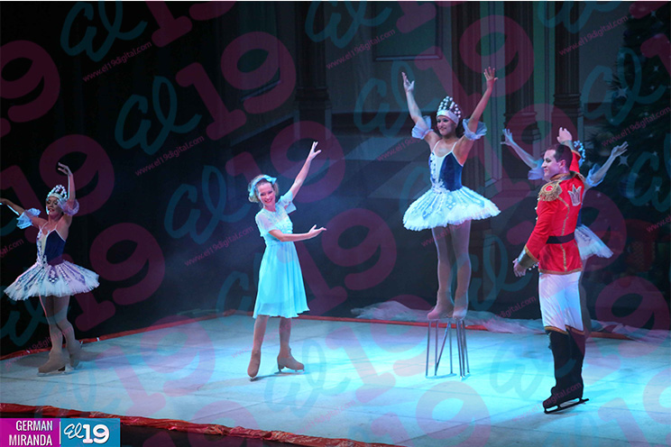 Ballet de Moscú sobre hielo presentó “El Cascanueces” en el Teatro Nacional Rubén Darío