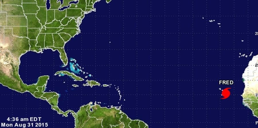 Huracán Fred toma forma en el Atlántico