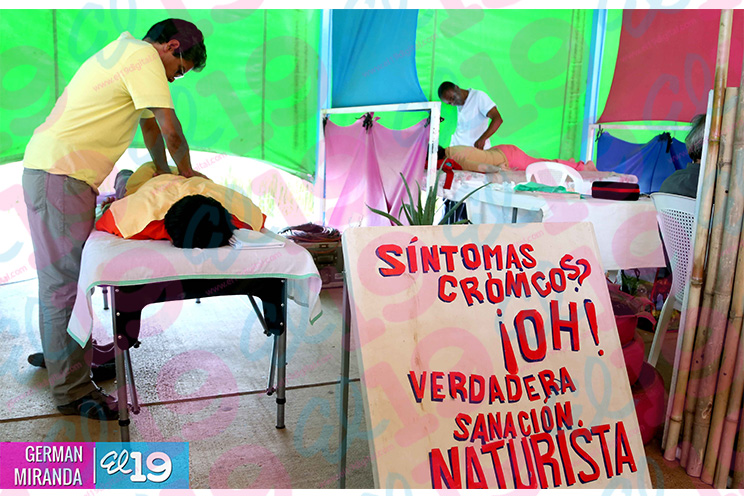 Parque Nacional de Ferias promueve los masajes terapéuticos para prevenir enfermedades
