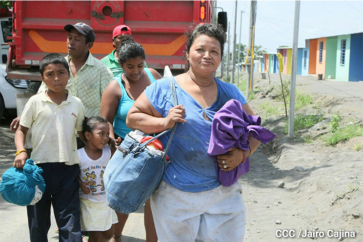 Gobierno entrega ciudadela a familias afectadas por lluvias y deslave en la Isla de Ometepe