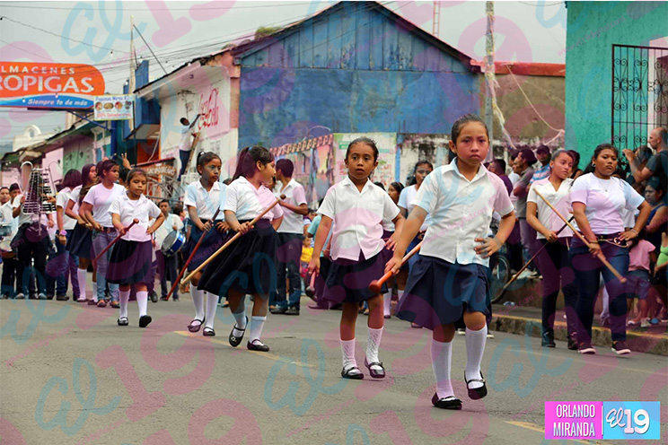 Desfile escolar y una noche de Amor a Masaya para celebrar su 176 aniversario