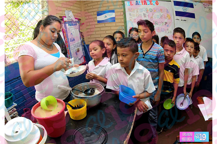 Gobierno Sandinista garantiza Merienda Escolar Reforzada a niños de las zonas rurales