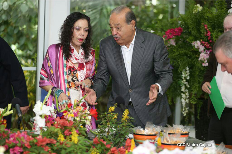 Presidente Daniel y Compañera Rosario sostienen encuentro con el empresario mexicano Carlos Slim