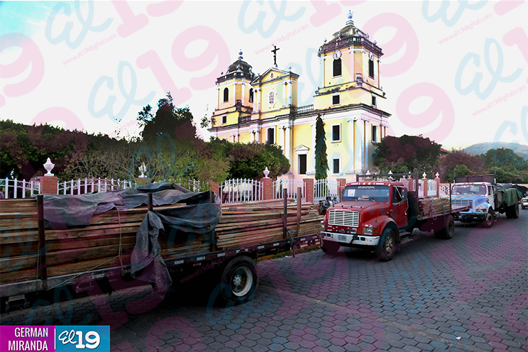 Llegan a El Sauce materiales para la construcción de refugios temporales