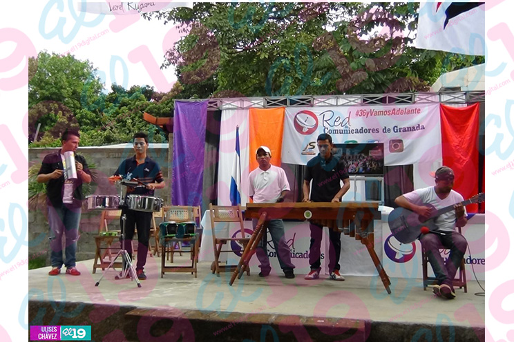 Juventud Sandinista realiza lanzamiento de la Campaña “Orgullo de Mi Barrio” en Granada