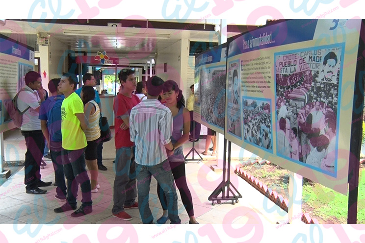 Exhiben en Unan-Managua exposición fotográfica en homenaje al Comandante Carlos Núñez Téllez