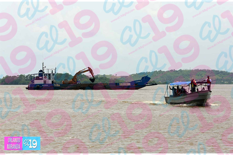 EPN inicia segundo dragado y formación de 9 islas artificiales en la bahía de Bluefields
