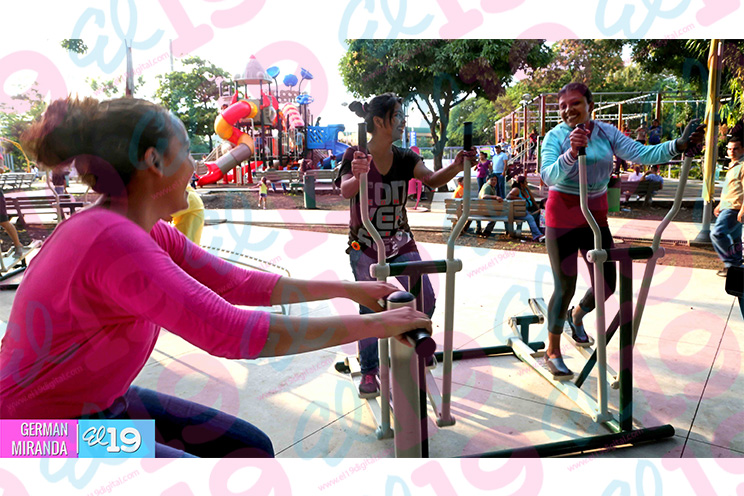 Visitantes del Parque Luis Alfonso ya cuentan con un instructor de rutinas físicas