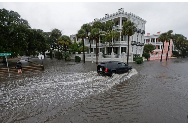 Costa este de EEUU amenazada con más inundaciones por lluvias que ocurren cada 200 años (FOTOS, VIDEO)