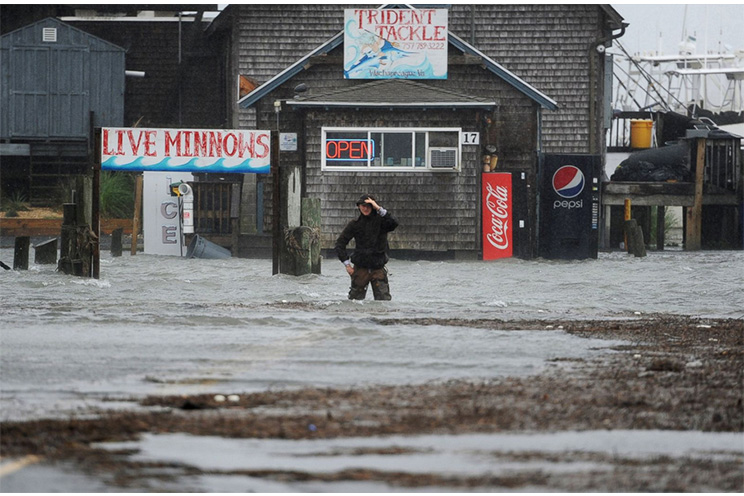 Costa este de EEUU amenazada con más inundaciones por lluvias que ocurren cada 200 años (FOTOS, VIDEO)
