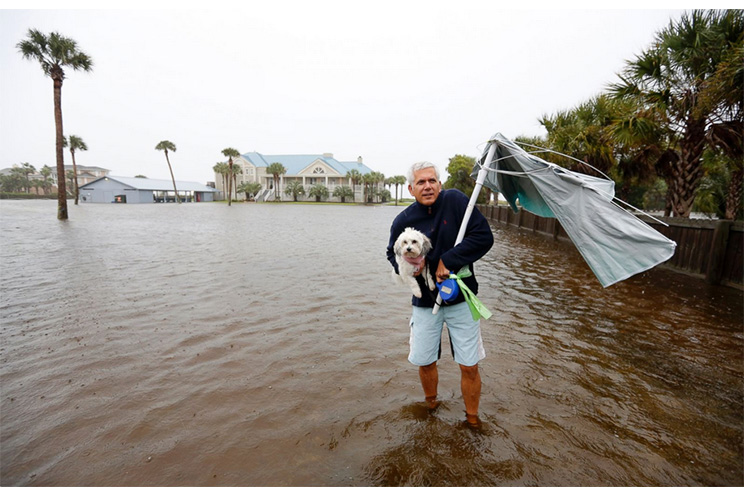Costa este de EEUU amenazada con más inundaciones por lluvias que ocurren cada 200 años (FOTOS, VIDEO)