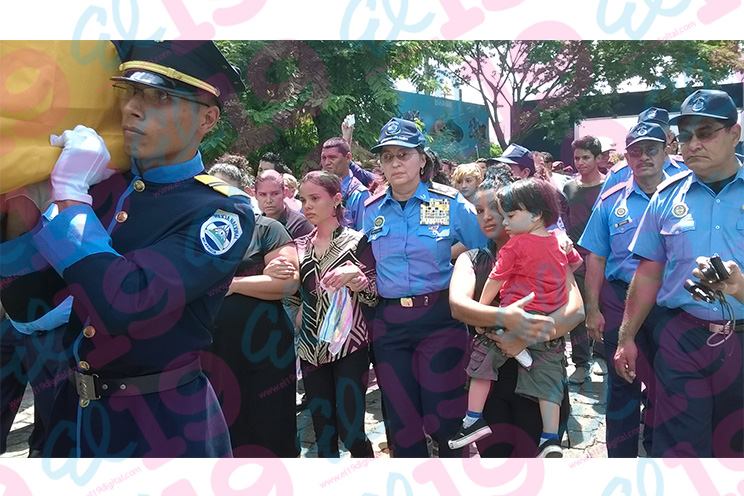 Policía Nacional rinde homenaje póstumo al Sub Oficial Carlos Josué Acosta