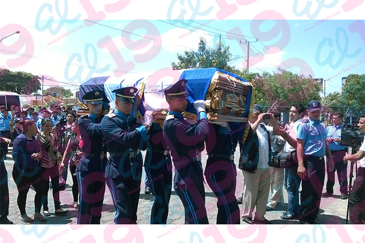 Policía Nacional rinde homenaje póstumo al Sub Oficial Carlos Josué Acosta