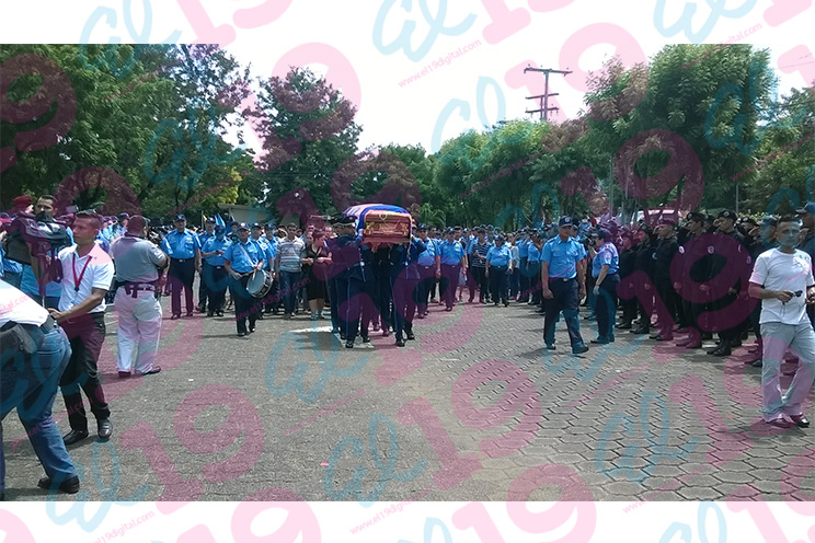 Policía Nacional rinde homenaje póstumo al Sub Oficial Carlos Josué Acosta