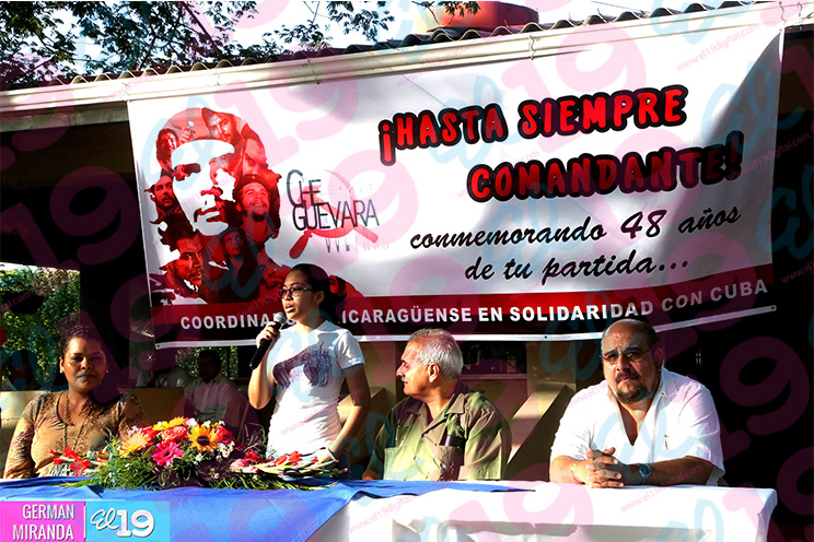 Comunidad cubana en Nicaragua conmemora 48 aniversario del tránsito a la inmortalidad del “Che” Guevara