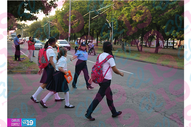 Plan Nicaragua mejor garantiza seguridad para estudiantes del Colegio Público San Sebastián