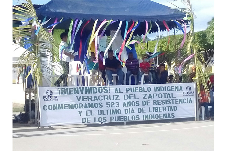 Comunidad indígena de Rivas celebra 523 años de la resistencia