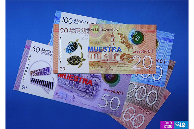 Banco Central de Nicaragua circulará nuevos billetes