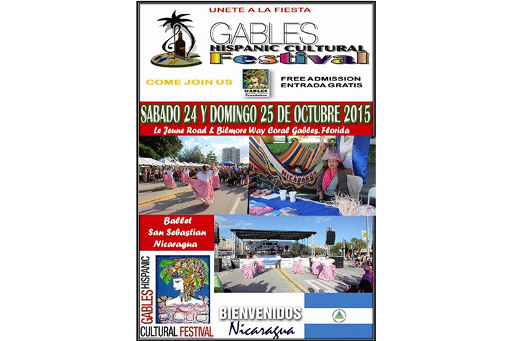Nicaragua participa en el Festival Hispano de Coral Gables