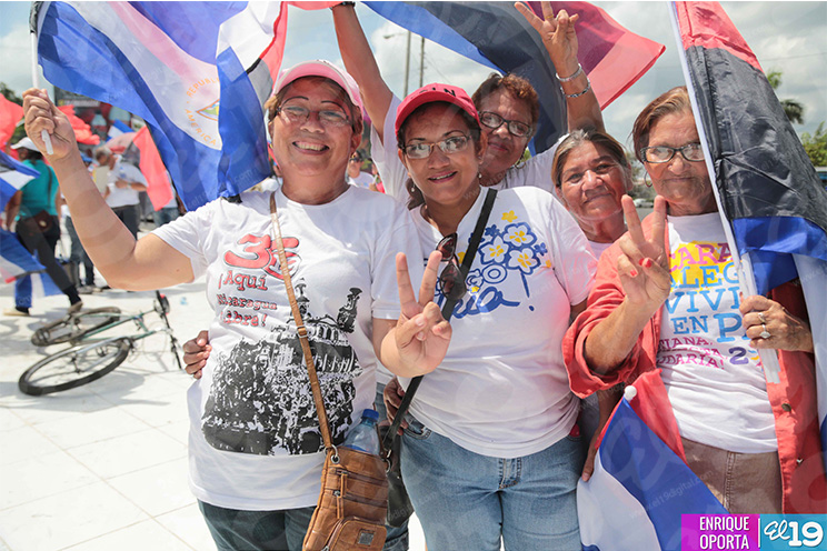 Calentando motores para la Caminata Trabajo y Paz… Unida, Nicaragua Triunfa!