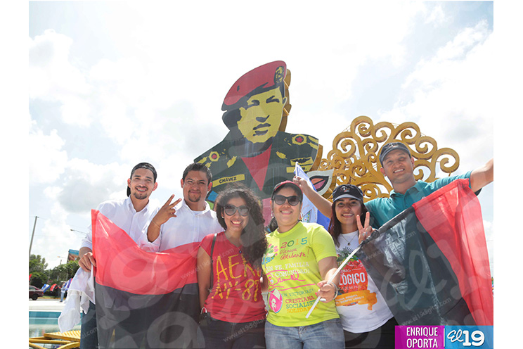 Calentando motores para la Caminata Trabajo y Paz… Unida, Nicaragua Triunfa!