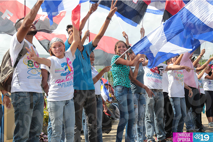 Calentando motores para la Caminata Trabajo y Paz… Unida, Nicaragua Triunfa!