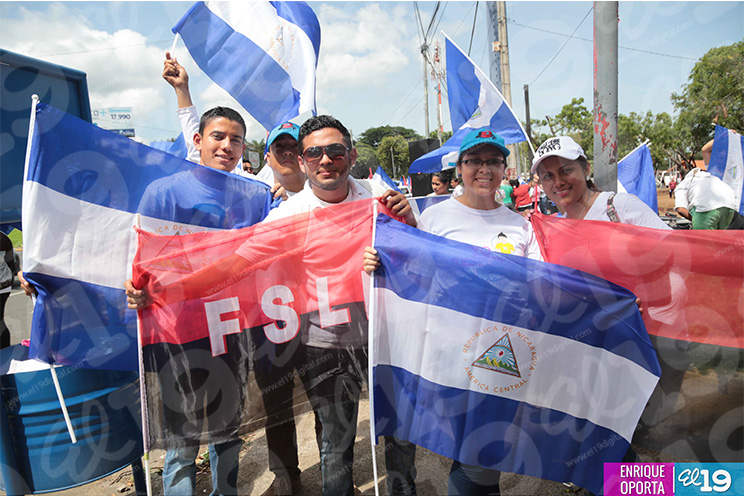 Calentando motores para la Caminata Trabajo y Paz… Unida, Nicaragua Triunfa!
