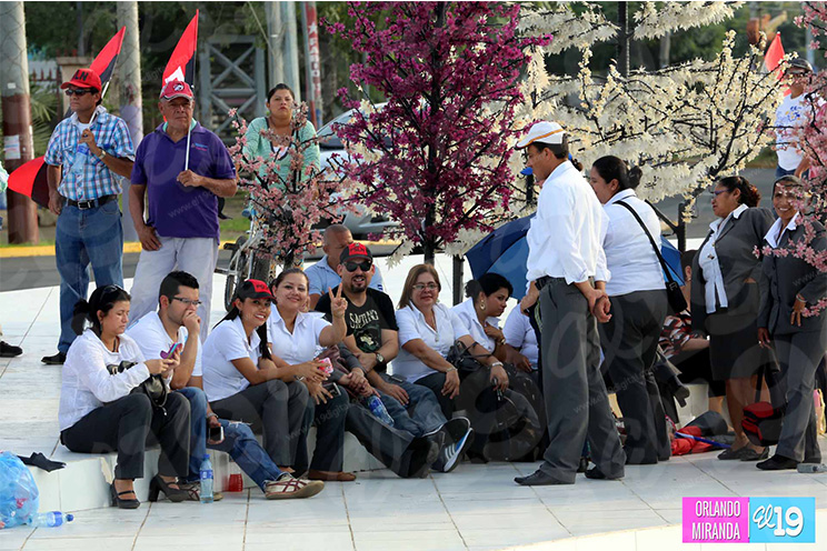 Capitalinos se desbordan para celebrar las nuevas victorias y mostrar su respaldo al Buen Gobierno Sandinista