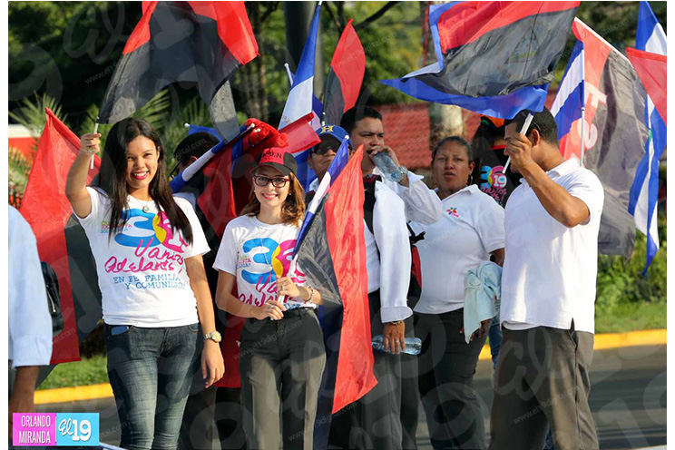 Familias nicaragüenses listas para Caminata Trabajo y Paz… Unida, Nicaragua Triunfa!