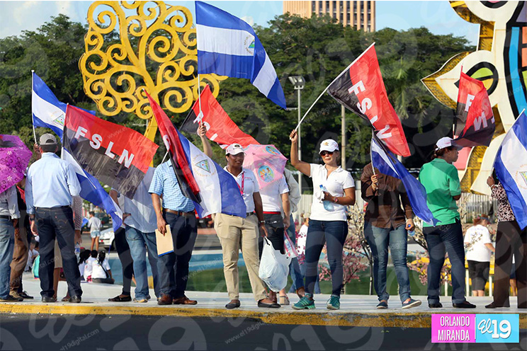 Familias nicaragüenses listas para Caminata Trabajo y Paz… Unida, Nicaragua Triunfa!