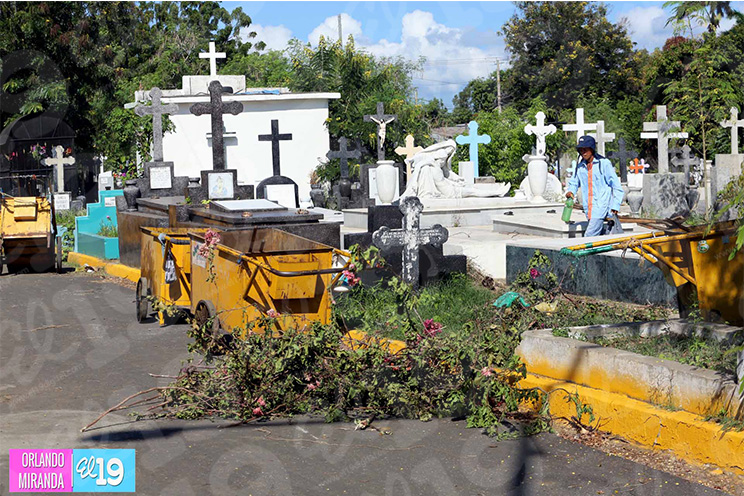 ALMA continúa jornada de limpieza y remozamiento de cementerios