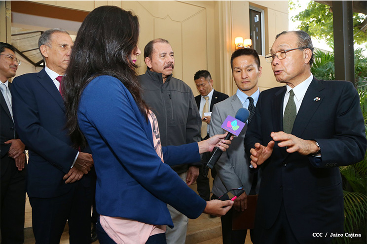 Presidente Daniel sostiene encuentro con representantes del grupo empresarial japonés Yazaki Corporation