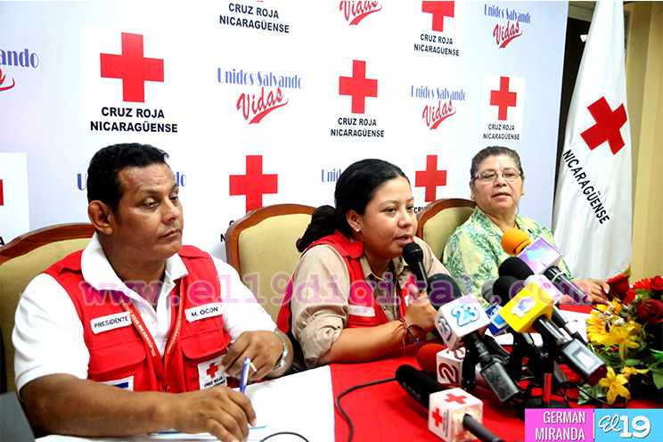 Cruz Roja Nicaragüense, preparada para brindar sus servicios a la población durante festividades marianas