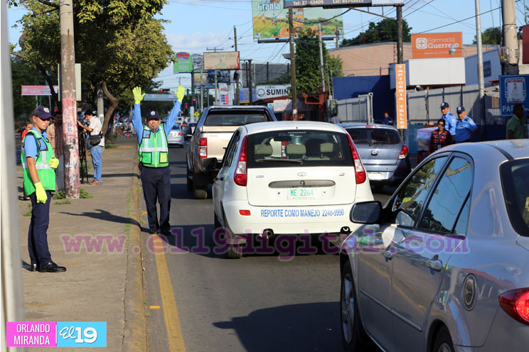 Se incrementa presencia policial en Managua para fortalecer seguridad ciudadana