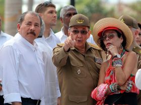 Presidente Raúl Castro de Cuba celebra victoria revolucionaria en Nicaragua