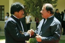 Presidente Evo Morales se suma a festejos por Victoria del FSLN