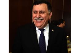 Presidente de Libia, Faez Mustafa Alseraj, saluda al Comandante Daniel Ortega por victoria electoral