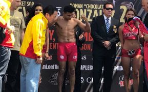 Chocolatito vence a la báscula nuevamente al marcar 114.8lbs