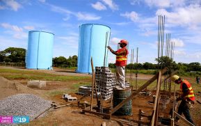 Fise y Enacal inauguran obras para mejorar calidad de vida de más familias