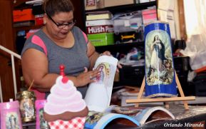 Artista nicaragüense proyecta creativo homenaje a la Virgen María