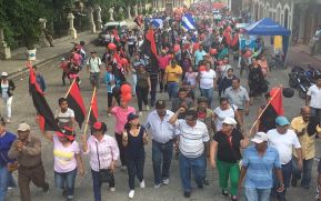 Caminata por La Paz en Ocotal y en respaldo al Comandante Daniel