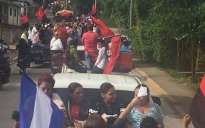 Caravana por la Paz en San Carlos, Río San Juan